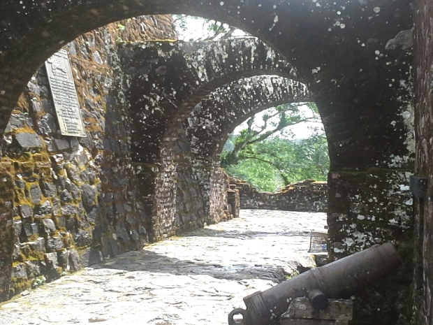 Inside the the fort
